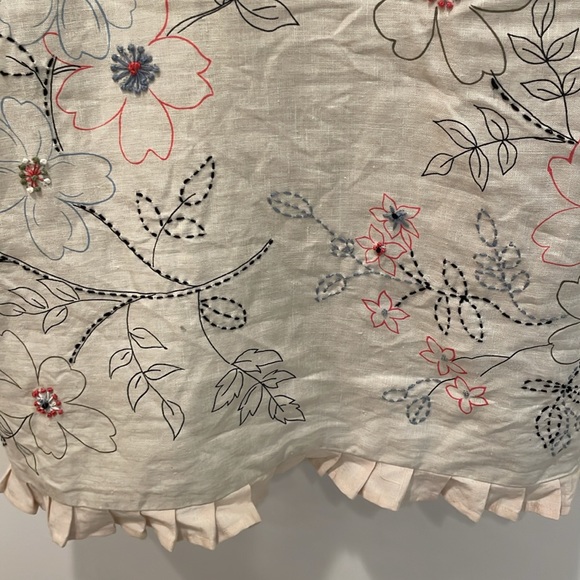 Willi Smith embroidered linen dress - Picture 3 of 6